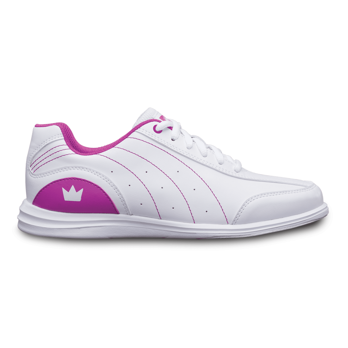 Brunswick Mystic White/Fuchsia Women's Bowling Shoes