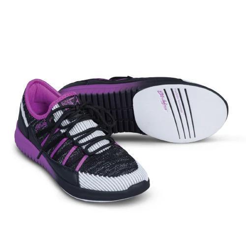 KR Strikeforce Jazz Black/Purple Women's Bowling Shoes