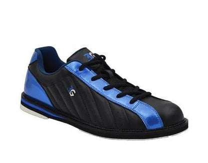 3G Bowling Unisex Kicks Black/Metallic Blue Bowling Shoes