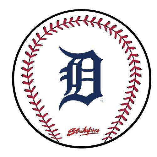 MLB Round Rubber Shammy - Detroit Tigers