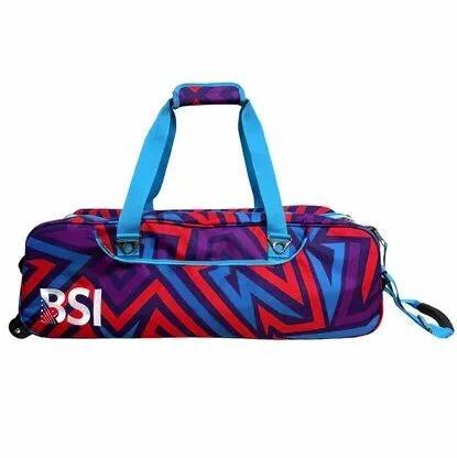 BSI Triple Tote Teal/Purple/Red