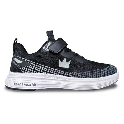 Strike Zone Black/Grey Youth Bowling Shoes