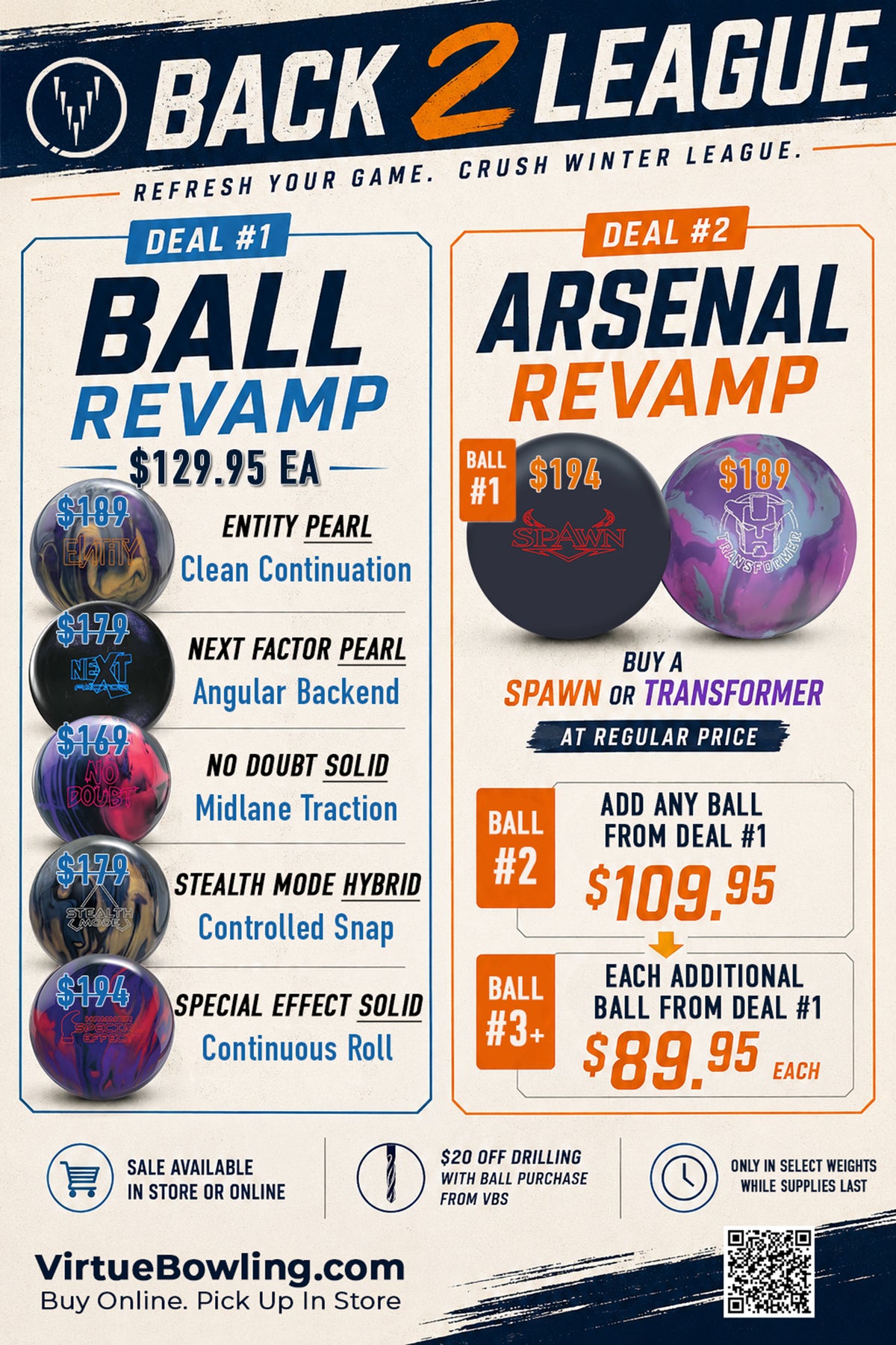 Back 2 League specials