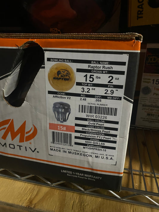 15lb Raptor Rush (DISCO)