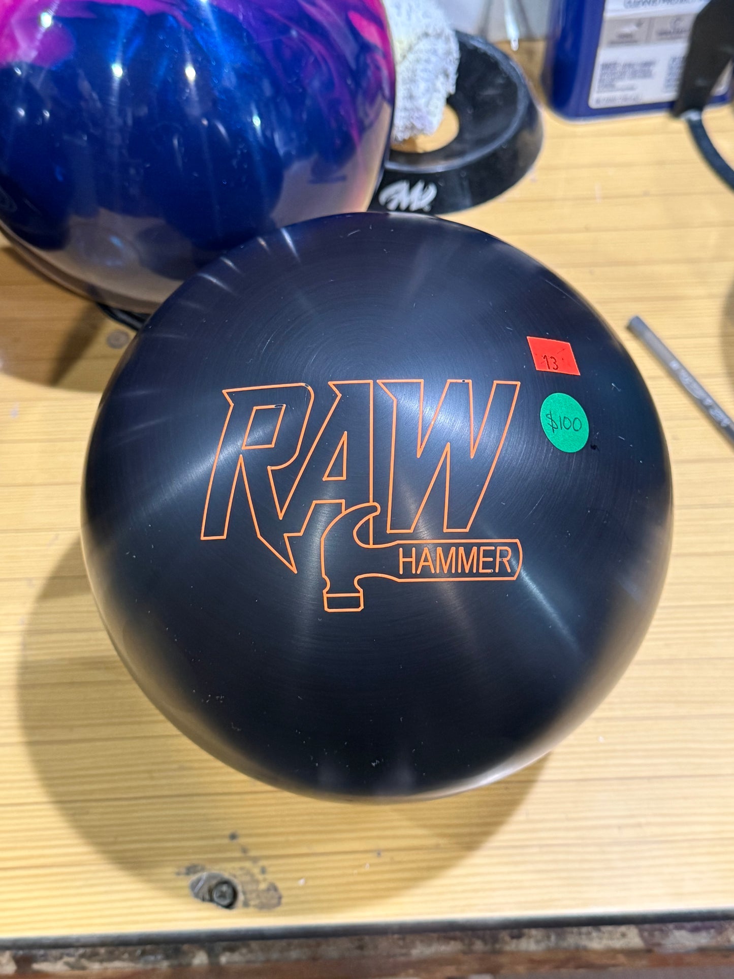 Used Raw Hammer Black 13lb #202A