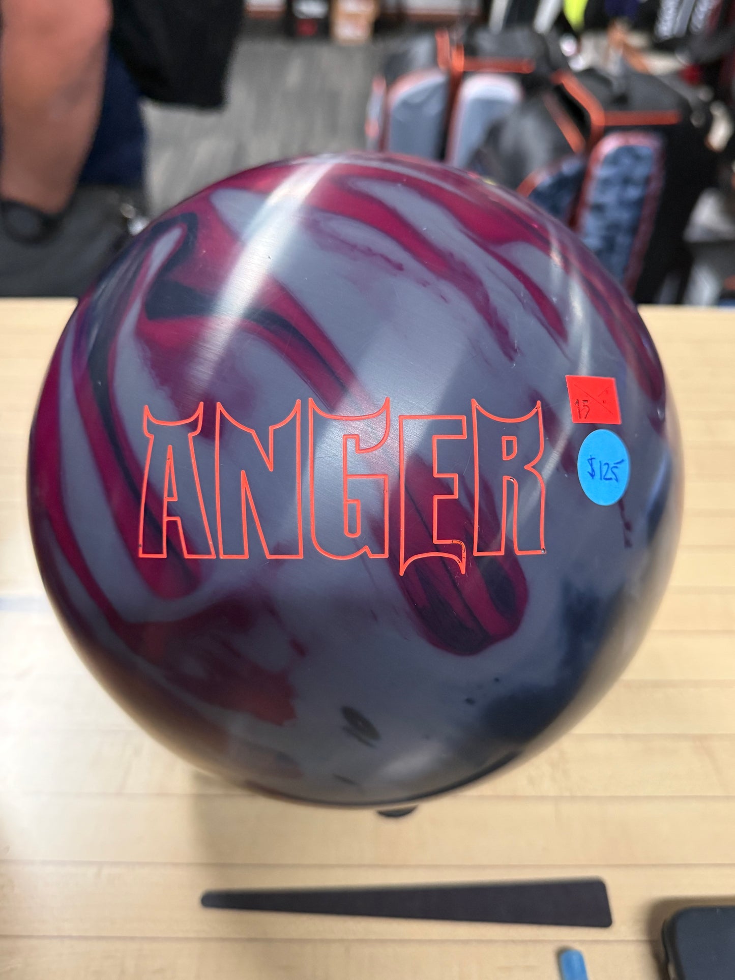 Used Anger Solid 15lb #042H