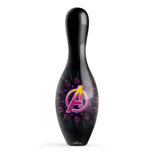 Avengers Logo with Character Icons Pin