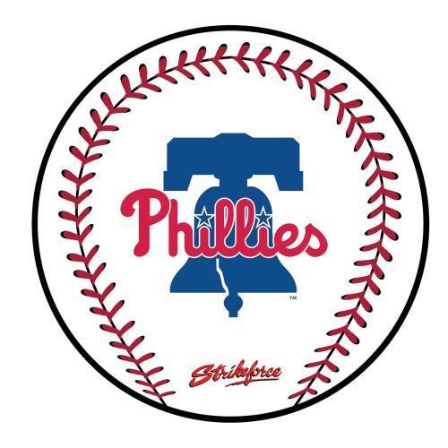 MLB Round Rubber Shammy - Philadelphia Phillies