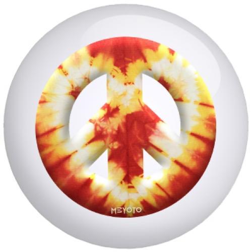 Red Heart Tie Dye Bowling Ball