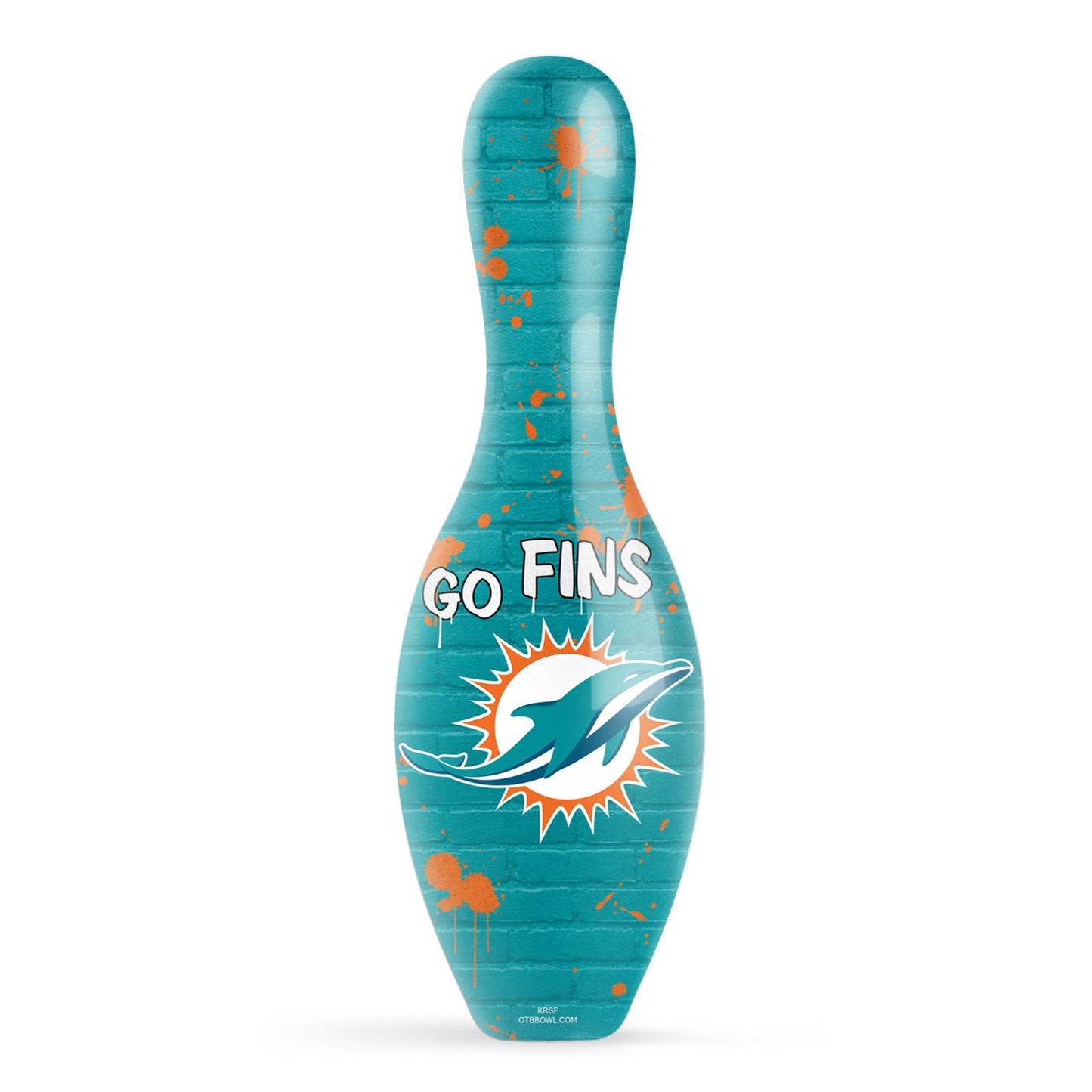 NFL Graffiti Wall Pin - Miami Dolphins