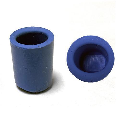 VISE Blue Silicone Smooth Ovals Finger Inserts