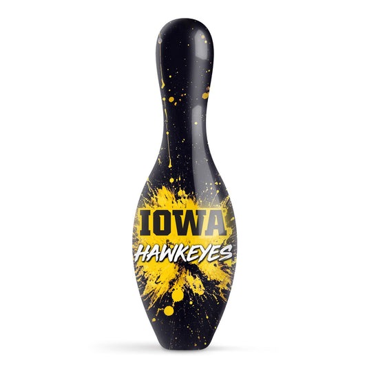 KR Strikeforce NCAA Splash Bowling Pin - University of Iowa