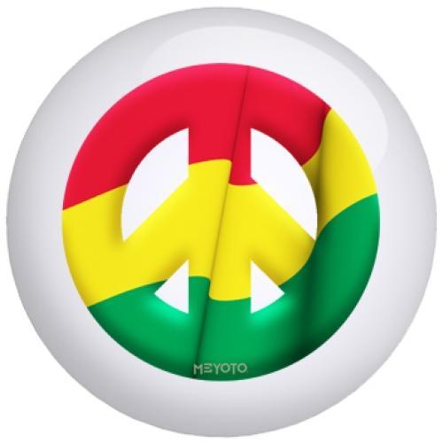 Bolivia Flag Bowling Ball