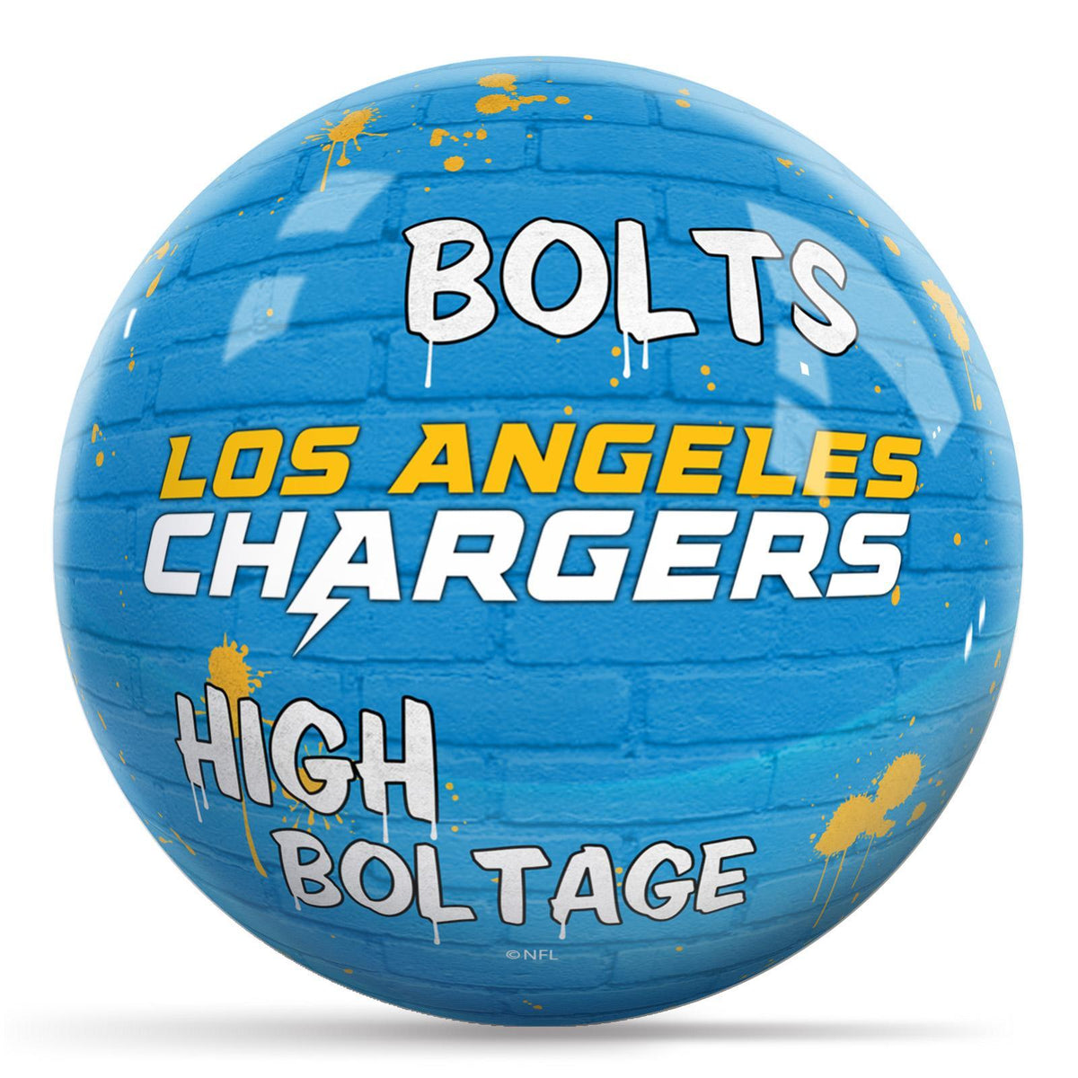 OTB NFL Graffiti Wall Ball - Los Angeles Chargers