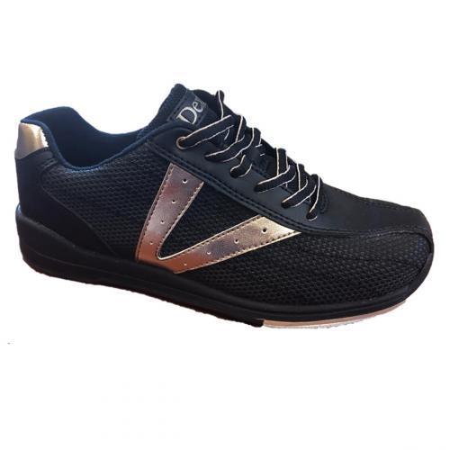 Vicky Black/Rose Gold Women's Bowling Shoes (DISCO)