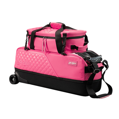 KR Strikeforce Diamond Slim Triple Tote with Shoe Bag - Pink LE