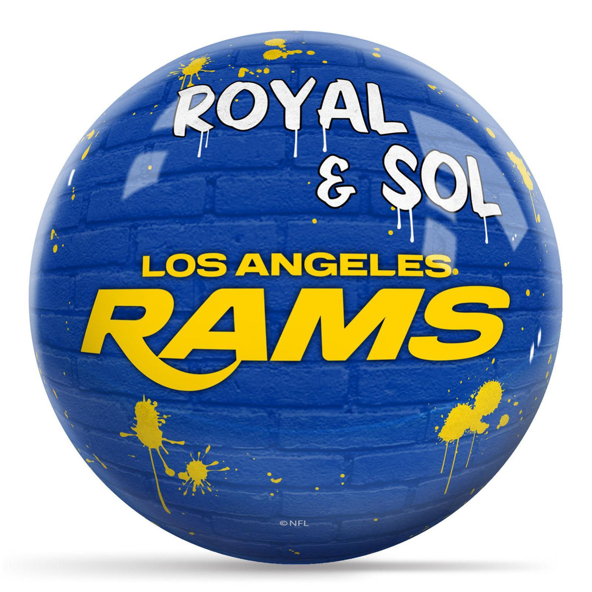 OTB NFL Graffiti Wall Ball - Los Angeles Rams