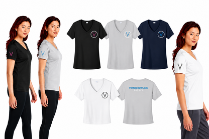 Ladies V Neck - Small Logo