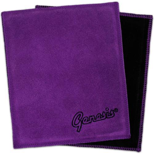 Padded Leather Shammy - Black / Purple