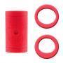 Turbo Quad Soft Mesh/Oval Finger Inserts - Red