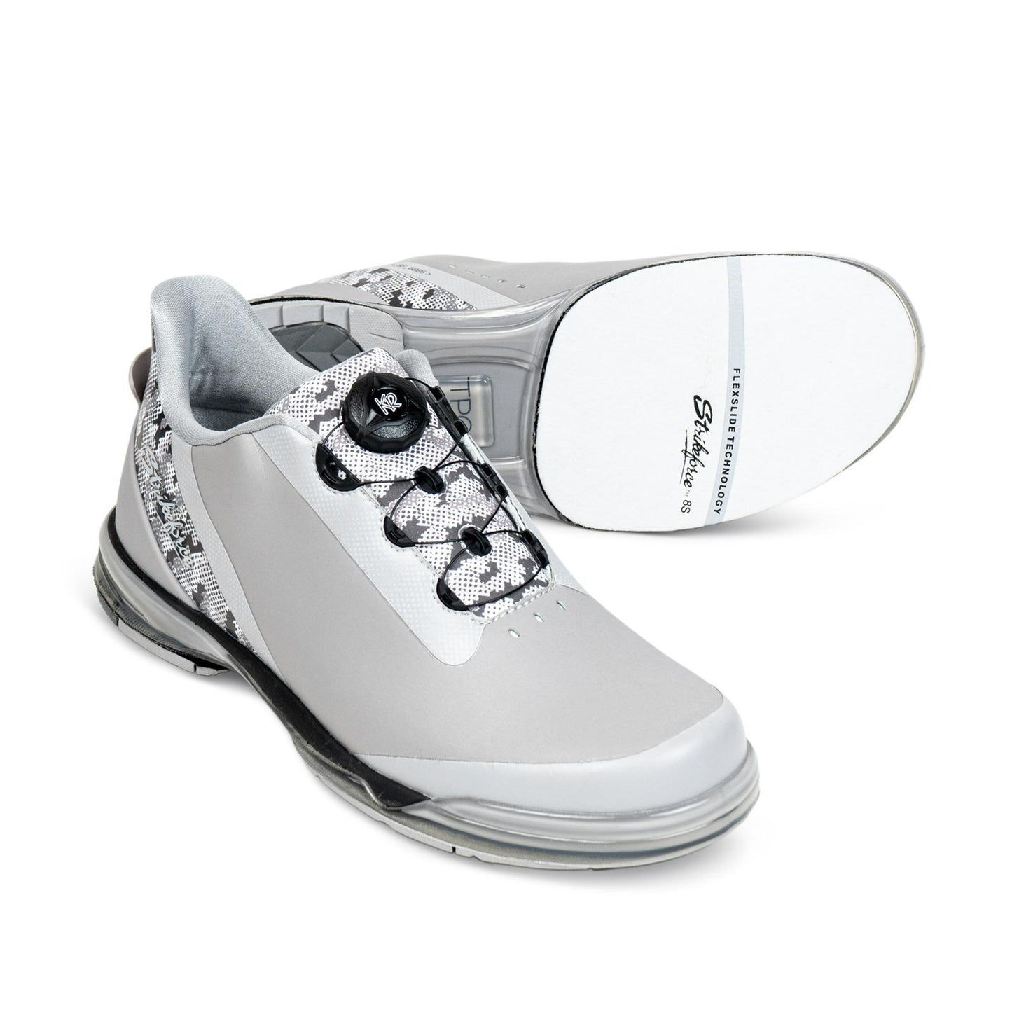 TPC Hype Grey Camo Unisex Bowling Shoes