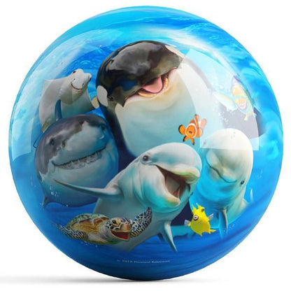 Ocean Pals Selfie Bowling Ball