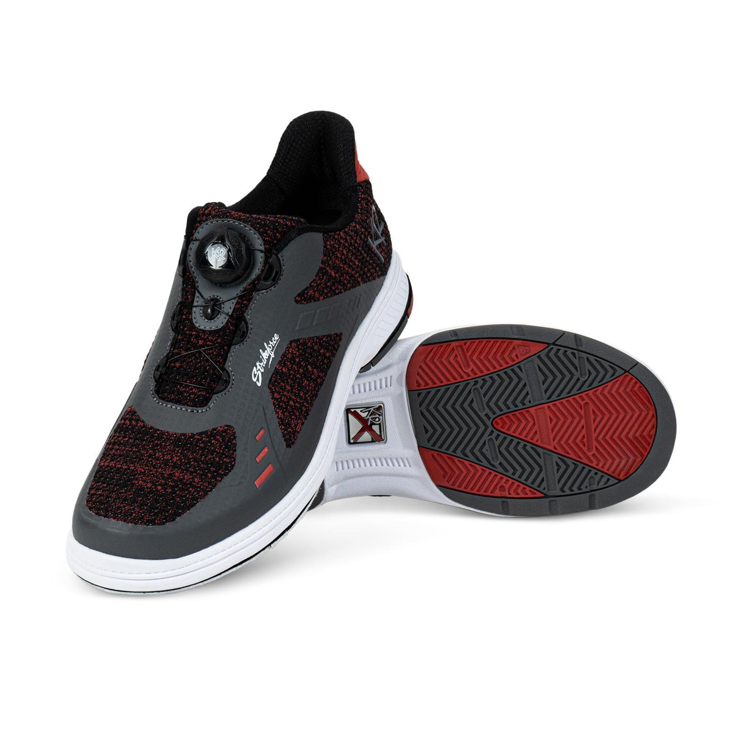 Jet Ft Black/Red/Grey Men's Bowling Shoes