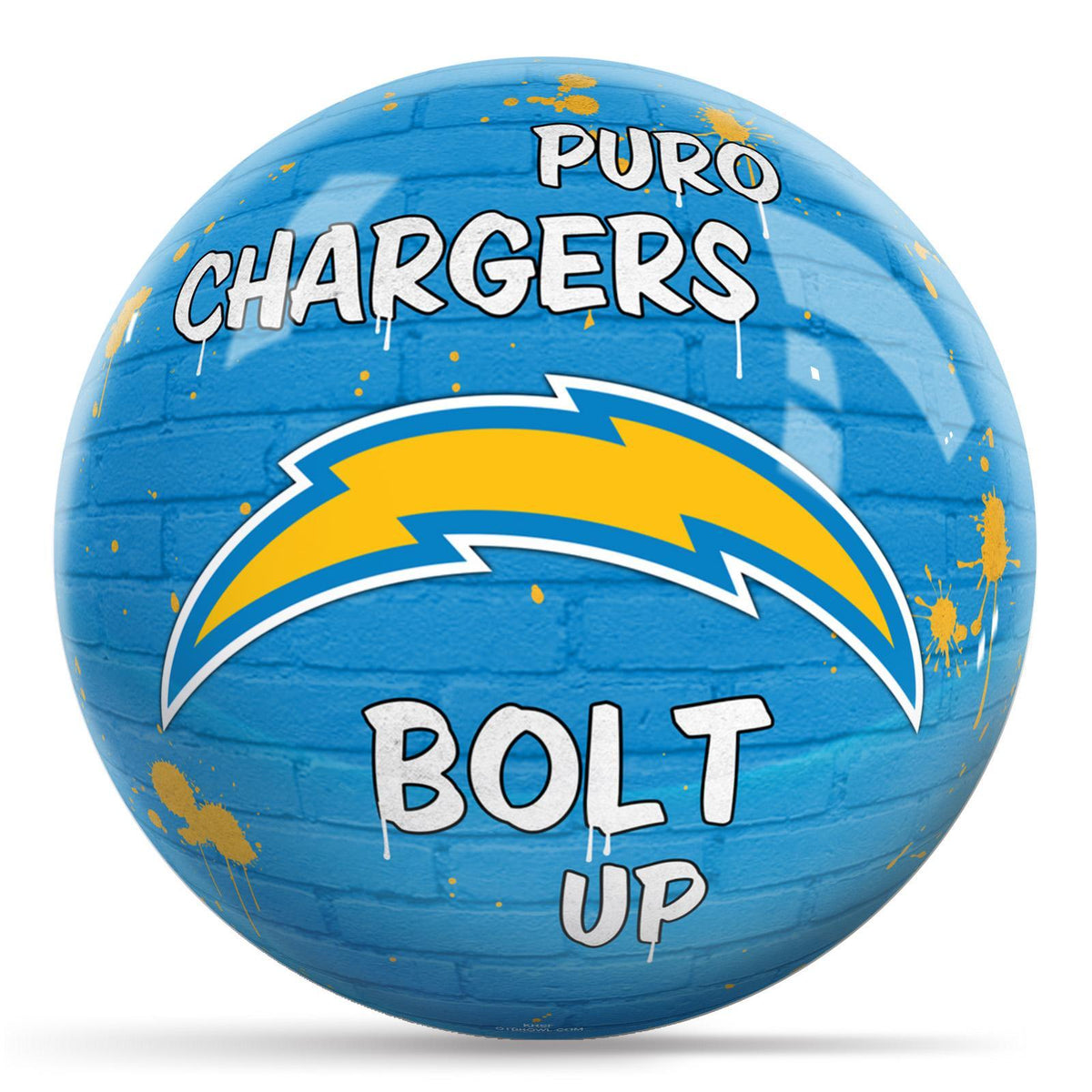OTB NFL Graffiti Wall Ball - Los Angeles Chargers