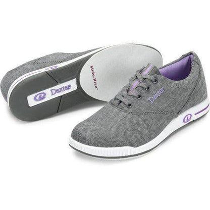 Dexter Kerrie Grey Twill Women's Bowling Shoes