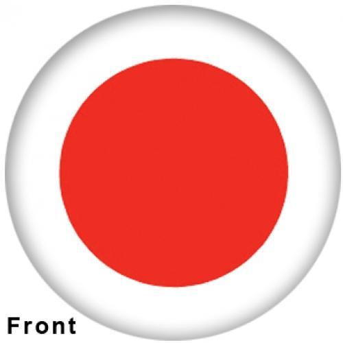 Japanese Flag Bowling Ball