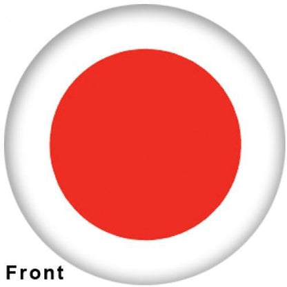 Japanese Flag Bowling Ball