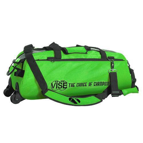 Vise 3 Ball Clear Top Tote Roller Green