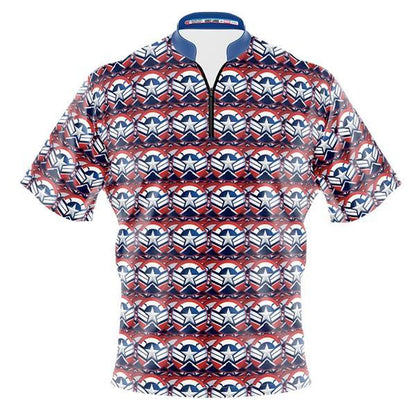 Marvel Captain America Sam WIlson Shield Repeat Pattern Jersey