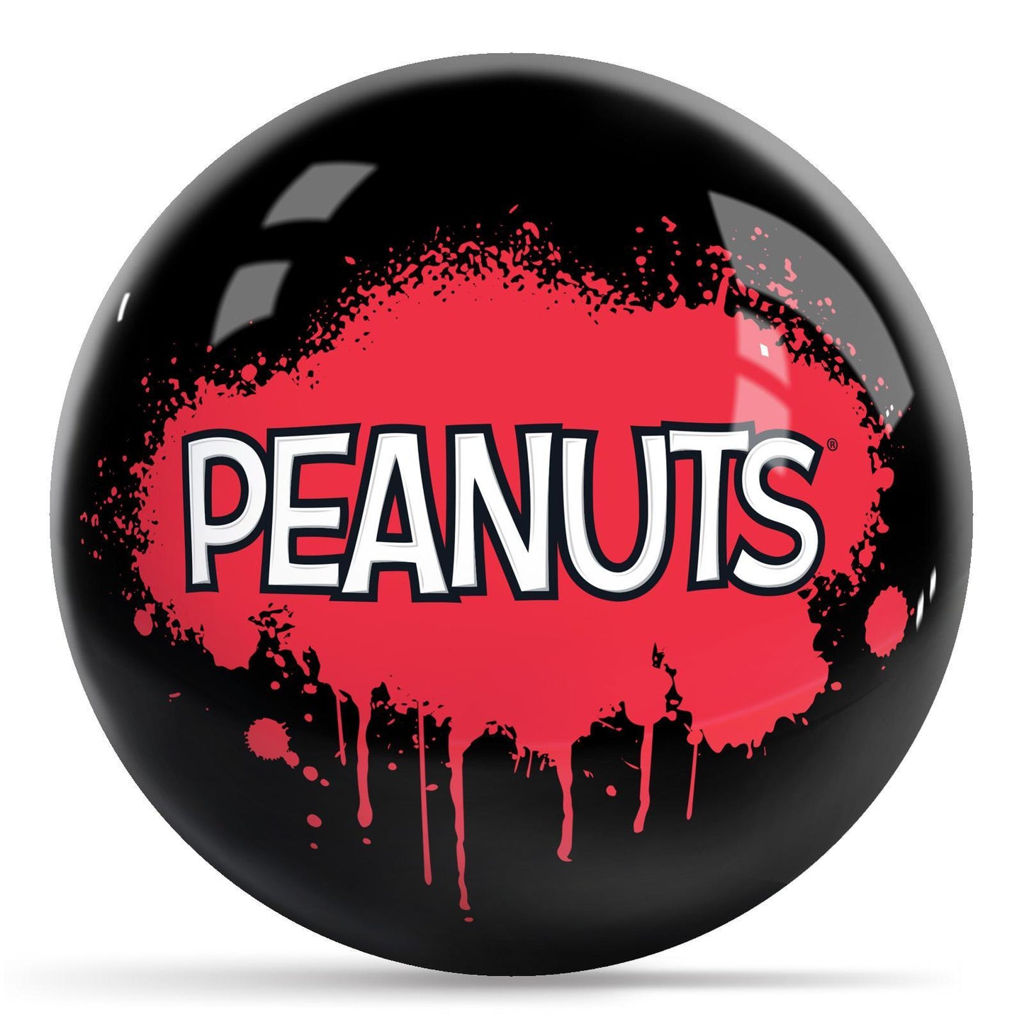 Peanuts Snoopy Graffiti Pattern Bowling Ball