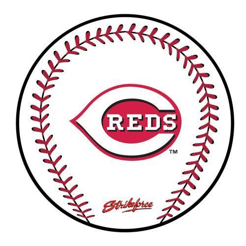 MLB Round Rubber Shammy - Cincinnati Reds