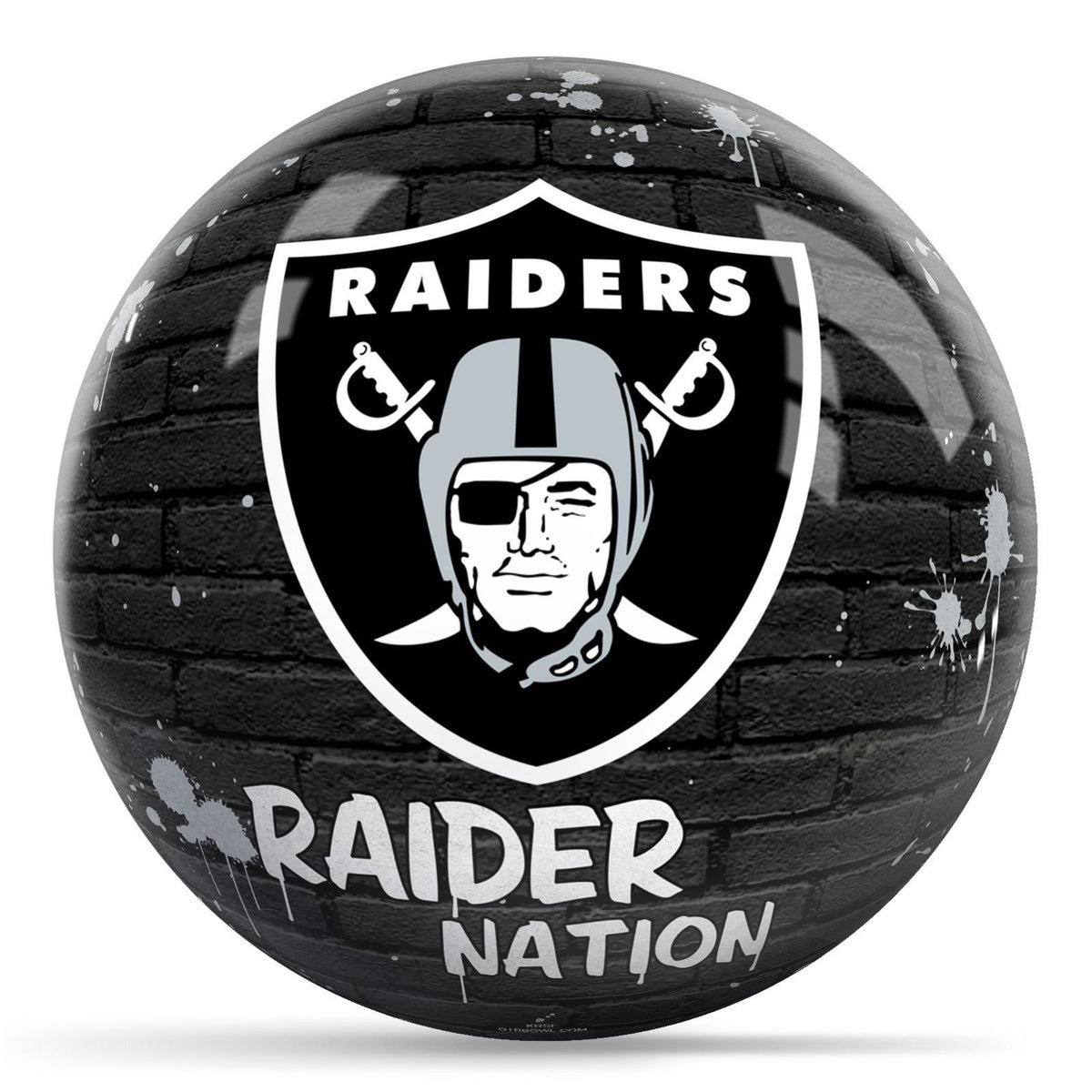 OTB NFL Graffiti Wall Ball - Las Vegas Raiders
