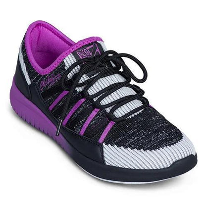KR Strikeforce Jazz Black/Purple Women's Bowling Shoes