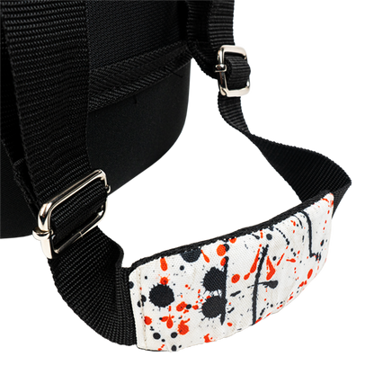Dye Sub Slim Triple - White/Black/Red Splash