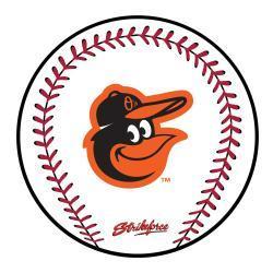 MLB Round Rubber Shammy - Baltimore Orioles