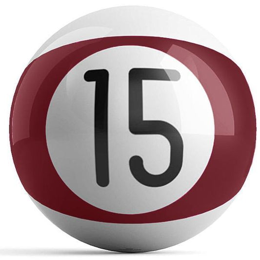 Burgundy Stripe 15 Bowling Ball