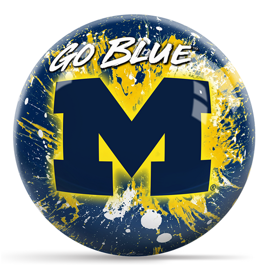 NCAA Paint Splash Ball - University of Michigan