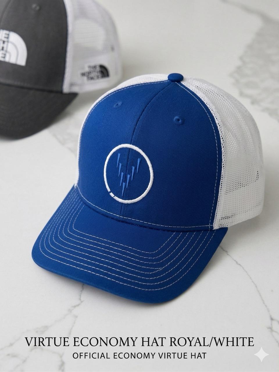 Virtue Economy Hat Royal/White