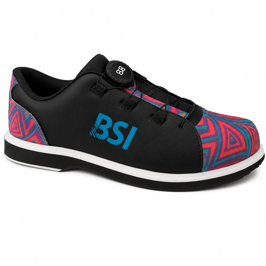 Youth Kaizen Teal/Red/Purple Unisex Bowling Shoes