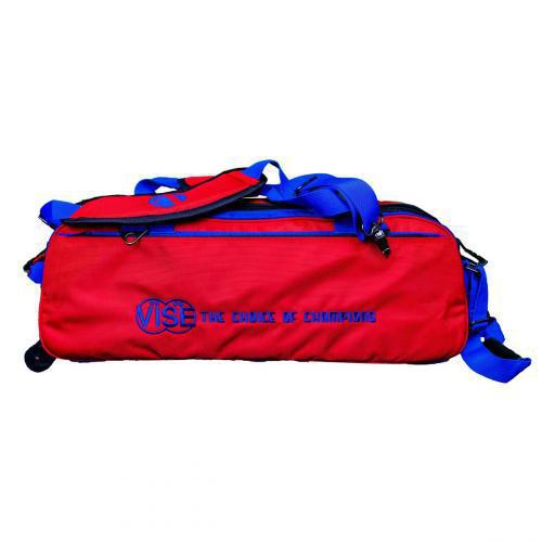 Vise 3 Ball Clear Top Roller Red/Royal