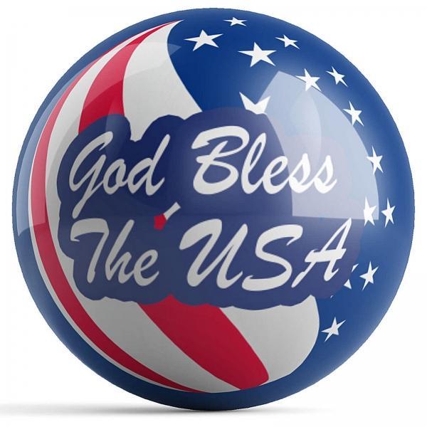 God Bless the USA v1 Bowling Ball