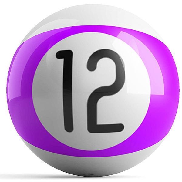 Purple Stripe 12 Bowling Ball