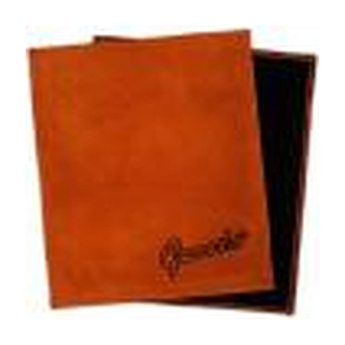 Padded Leather Shammy - Black / Orange