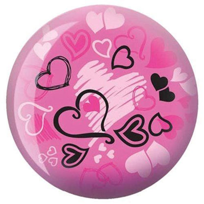Hearts Glow Viz-A-Ball