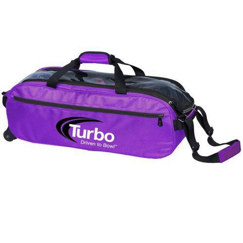 Pursuit Slim Triple Tote - Purple