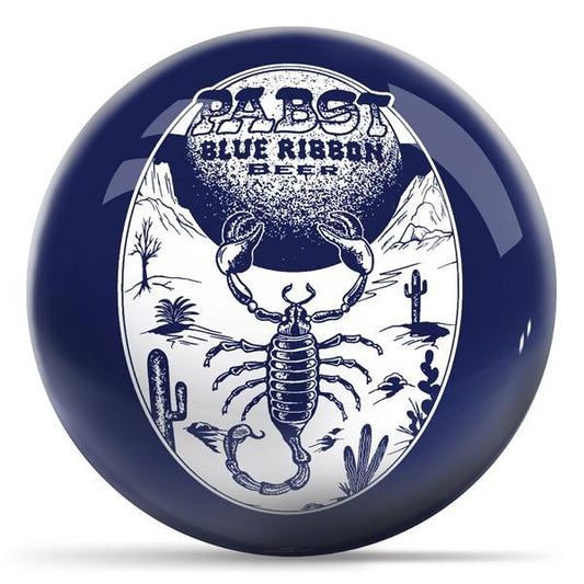 Scorpion Blue/White Bowling Ball